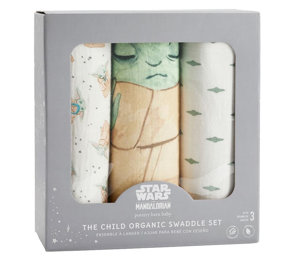 Star Wars® The Child™ Organic Swaddle Set Pottery Barn Kids UK
